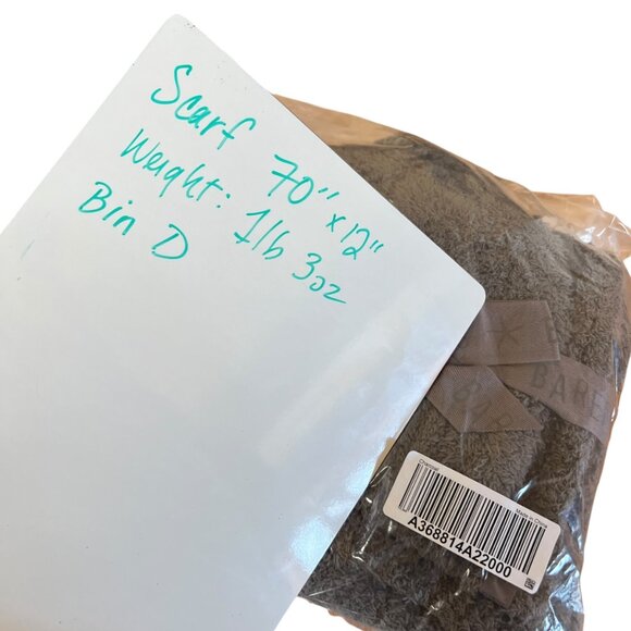 Barefoot Dreams CozyChic Pom Pom Beanie Scarf Set Charcoal One Size NWT - Picture 10 of 10